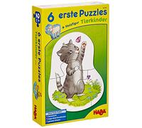 6 erste Puzzles - Tierkinder