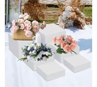 6 espositori in acrilico Alzata per alimenti, espositore a cubo Alzata per