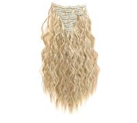 6 estensioni for capelli con clip, parrucchino sintetico ondulato a onde lunghe da 20" for donna for le donne Hair Extensions(16H613)