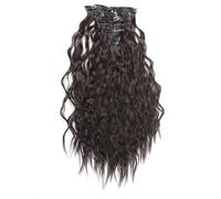 6 estensioni for capelli con clip, parrucchino sintetico ondulato a onde lunghe da 20" for donna for le donne Hair Extensions(2#)