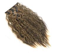 6 estensioni for capelli con clip, parrucchino sintetico ondulato a onde lunghe da 20" for donna for le donne Hair Extensions(1BH27)
