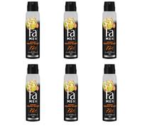 (6) FA MEN ENERGY BOOST DEOSPRAY ANTITRASPIRANTE 150ML 6X150ML SPEDIZIONE GRA...