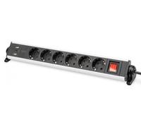 Digitus Presa Multipla Office A 6 Posti Con 3 Porte Usb Da-70624