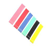 6 fasce di resistenza multifunzionali per esercizi di fitness per la costruzione muscolare, pilates, bodybuilding