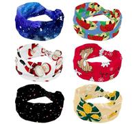 6 fasce larghe per capelli da donna, con motivo di frutti di litchi freschi, antiscivolo, per sport, fasce elastiche per la testa, per yoga, allenamento, tutti i giorni