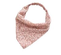 6 fasce per capelli da donna, triangolari, fascia elastica con piccoli fiori, fascia per capelli bohémien, bandana elastica per capelli, sciarpa per capelli, rosa A