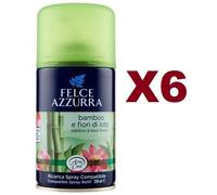 3 FELCE AZZURRA DEODORANTE FRESH MATIC SPRAY RICARICA 250ML BAMBOO FIOR DI LOTO