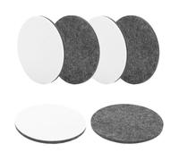 6 Feltro Lucidante 125 mm, Tamponi Lucidatura Auto, Compatibile con Bosch, Inserto Lucidante per Levigatrice Orbitale, Marmo, Ceramica, Legno, Metallo, Auto e Finitura DIY