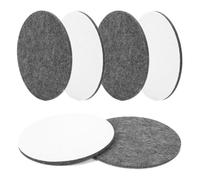 6 Feltro Lucidante 150 mm, Tamponi Lucidatura Auto, Compatibile con Bosch, Inserto Lucidante per Levigatrice Orbitale, Marmo, Ceramica, Legno, Metallo, Auto e Finitura DIY
