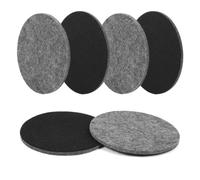 6 Feltro Lucidante 150 mm, Tamponi Lucidatura Auto, Compatibile con Bosch, Inserto Lucidante per Levigatrice Orbitale, Marmo, Ceramica, Legno, Metallo, Auto e Finitura DIY