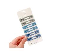 6 fermagli laterali per capelli alla moda, pratici e versatili, colore Morandi, per donne e ragazze, accessori per capelli (07)