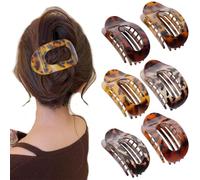 6 fermagli per capelli spessi da donna, curvati, con tenuta forte e design antiscivolo, per donne e ragazze. (1)