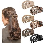 6 fermagli per capelli spessi da donna, curvati, con tenuta forte e design antiscivolo, per donne e ragazze. (2)