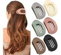 6 fermagli per capelli spessi da donna, curvati, con tenuta forte e design antiscivolo, per donne e ragazze. (6)