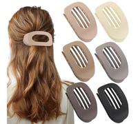 6 fermagli per capelli spessi da donna, curvati, con tenuta forte e design antiscivolo, per donne e ragazze. (8)