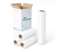 6 Film Estensibile Trasparente Bobine da 2,4 Kg TOP Pellicola Imballaggio Pedane