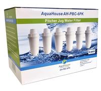6 Filtri Acqua Universali AquaHouse AH-PBC Compatibili Brita Classic Dafi