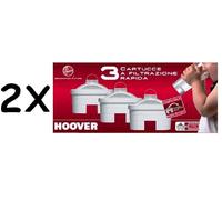 6 Filtri Caraffa Filtrante Acqua Hoover e Laica Filtri Brocca Originale Hoover