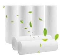 6 filtri di ricambio da 50 µm, compatibili con filtro dell'acqua Grünbeck FS 1", filtro per l'acqua domestica, filtro per candele, senza campana protettiva, cotone PP, candele compatibili con filtro