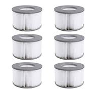 6 filtri di ricambio per MSPA: filtro per vasca idromassaggio, accessori per vasca idromassaggio MSPA Whirlpool, filtro di ricambio per filtro dell'acqua, compatibile con filtri Mspa, per piscine