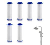 6 filtri doccia per soffione doccia, 9,5 x 2 cm, filtro universale Shower Head, adatto per filtro doccia Cobbe, ricambio per filtro afina filtrato Shower Head, tipo pioggia, elemento filtro in cotone