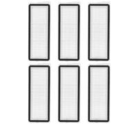 6 filtri HEPA di ricambio per Roborock Qrevo S/Qrevo S5V/Qrevo Plus/Qrevo Curv/Qrevo Pro/Qrevo MaxV/Qrevo Curve/Qrevo Edge/Qrevo Curv S5X/Qrevo EDGE S5A/QV 35A/QV 35S Accessori per aspirapolvere robot