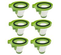 6 filtri HEPA per aspirapolvere IonVac ZipVac 8842 3 in 1 con filo, verde