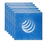 6 filtri Limodor per ventola Limodor Limot LF/ELF e F/C, tipo F-LF/5 00010 LIG, sistema di ventilazione e filtro antipolvere per ventilatore da bagno, 226 x 226 x 19 mm, foro 95 mm