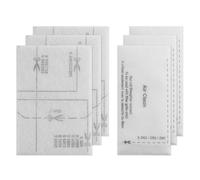 6 filtri per aspirapolvere, filtri di protezione motore e filtro di scarico, Filtro Aria di Scarico Microfiltro, filtro aspirapolvere