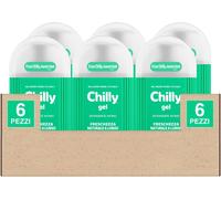 6 Flaconi 300ml Chilly Gel Detergente Intimo Freschezza Naturale Mentolo