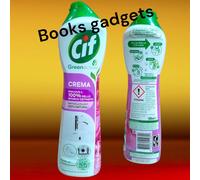 6 Flaconi CIF Crema Pink Bloom per Rubinetti Rimuove Grasso Cucina Fornelli