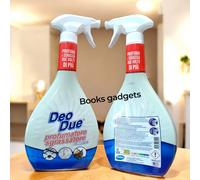 6 Flaconi Deo Due Spray Profumatore Sgrassatore BIANCO Sgrassa Profumato 600ml