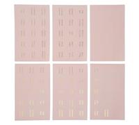 6 fogli con indici biblici, etichette laminate, etichette decorative per studio, facili da leggere, per donne