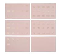 6 fogli con indici biblici, etichette laminate per la Bibbia, etichette decorative per studio, facili da leggere, per donne