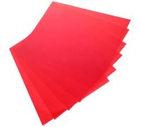6 Fogli Filtro Luce Pvc Trasparente per Esperimenti Ottici | Rosso, Set da 6 Pezzi, Colorazione Stabile, per Album Ricordo e Progetti Artistici