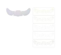 6 fogli glitter temporanei lentiggini tatuaggio viso per le donne festival e carnevale usura spiaggia gita tatuaggio riutilizzabile viso scintillante accessori