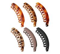 6 Forcine Curve, Forcine Non Resistenti Non Resistenti, Accessori Per Capelli Semplici E Alla Moda, Decorazioni Per Acconciature, Accessori Per Capelli Da Donna.