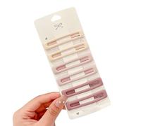 6 forcine per capelli rettangolari di colore opaco, stabili e antiscivolo, per dimagrire il viso, versatili strumenti per lo styling dei capelli
