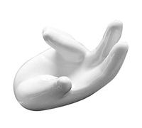 6 fori/12 fori Ocarina Display Base Bianco Ceramica Ocarina Display Hand Stand Display Hand Stand Stand Hand Holder