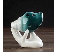 6 fori Conch Ocarina Conch Shape Creativi fatti a mano portatili Principianti Regali for la festa della mamma e del papà Mini strumenti musicali (Color : Green)