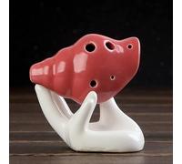 6 fori Conch Ocarina Conch Shape Creativi fatti a mano portatili Principianti Regali for la festa della mamma e del papà Mini strumenti musicali (Color : Pink)