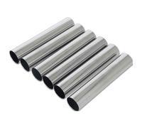 6 Forme stampo per Cannoli in acciaio inox Ø2,5 x 13 cm