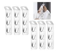 6 ganci di collegamento per grucce, clip impilabili, organizer per vestiti, accessori salvaspazio per grucce, ganci appendiabiti, ganci per appendere
