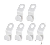 6 ganci ganci per connettori per appendere,organizer per armadio con connettori per appendini - 6 pz. Ganci per appendere all'armadio, ganci estensori per appendere
