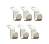 6 ganci in plastica per armadio stack appendiabiti multi funzione, impilatore salvaspazio, gancio appendiabiti per camera da letto, organizzatore di immagazzinaggio Durability