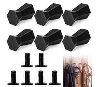 6 ganci per pannelli acustici, ganci appendiabiti per pannelli acustici | Accessori per pannelli acustici, ganci appendiabiti flessibili e regolabili, ganci da parete per pannelli acustici e pannelli