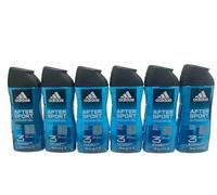 6 gel doccia Adidas Hair & Body da 250 ml