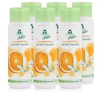 6 gel doccia con fiori d'arancio, sensitivi, 300 ml