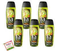 6 gel doccia FA Men Sport Energy Boost + 1 doccia Bebe fisso | 6 x 250 ml |