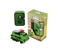 (6) Giocattolo robot di trasformazione Coltiva la creatività Numero Deformazione Giocattolo Assemblaggio